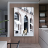 Interior Ave - Catwalk - 90cm x 60cm White Framed Artwork