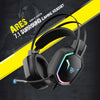 7.1 Surround RGB Gaming Headset Automatic Adjustment Headband Rainbow Light