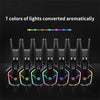 7.1 Surround RGB Gaming Headset Automatic Adjustment Headband Rainbow Light