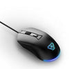 Gaming Mouse Rainbow Breathing LED 4 Buttons DPI Switch For Computer Laptop