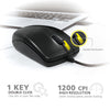 Wired Optical Mouse Computer PC Laptop Mac USB 2.0 Plug and Play