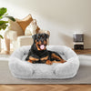 Dog Cat Pet Warm Soft Plush Nest Comfy Kennel Sleeping Calming Bed Memory Foam L