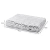 Pet Dog Crate Cage Kennel Bed Mat Sleeping Pad Fluffy Plush Soft Washable Bed L