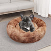 Pawfriends Dog Cat Pet Calming Bed Warm Soft Plush Round Nest Comfy Sleeping Kennel Cave AU