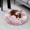 Pawfriends Dog Cat Pet Calming Bed Warm Soft Plush Round Nest Comfy Sleeping Cave MEL 120cm