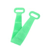 A+Living Silicone Exfoliating Back Scrub Strap for Body Shower Green 60cm