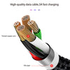 Mobax Nylon Woven 3A Super Fast Charging 4-in-1 USB Charger Charging Cable for Android