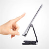 Mobax Portable Metal Phone Holder Foldable and Adjustable Black