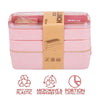 Cookingstuff 3-Layer Bento Box Students Lunch Box Eco-Friendly Leakproof 900ml Food Container