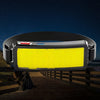 Mountgear Waterproof COB LED Motion Sensor Outdoor USB Rechargeable Headlamp Black