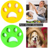 Pawfriends Soft Pet Hair Remover Clothes Cleaning Lint Catcher Solid Laundry Ball Green