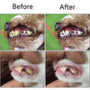 Pawfriends Pet Three-Head Multi-Angle Dog  Cat Toothbrush Oral Cleaning Product Orange