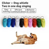 Pawfriends 2IN1 Dog Training Whistle Clicker Combo Stop Pet Barking Obedience Train Blue