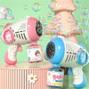 Bubblerainbow Pink Boys and Girls Hold Automatic Watertight Bubble Guns Girls' Hearts