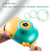 Bubblerainbow Electric Bubble Machine Children Blowing Bubbles Hand-held Baby Bubble Water Toy