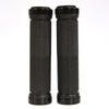 Bike Handlebar Grips MTB Mountain BMX Bike Bicycle Soft BLACK Fixed Double Lock Screw Tight Grips - Easy Fit - Rockbros