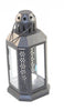 Dark Grey Metal Miners Lantern Summer Wedding Home Party Room Balconey Deck Decoration 21cm Tealight Candle