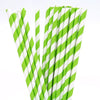 200 Pack Green White Drinking Straws Biodegradable Eco Paper Birthday Party Event Bistro Bar Cafe Take Away