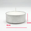 Large Tealight Candles 6cm Wide in silver foil cup  10 in a pack - Party Event Wedding BBQ Dinner Romantic Ambience Decor