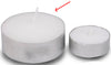 Wholesale Lot Large Tealight Candles 6cm Wide in silver foil cup  200 in a pack - Party Event Wedding BBQ Dinner Romantic Ambience Decor