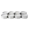 Wholesale Lot Large Tealight Candles 6cm Wide in silver foil cup  200 in a pack - Party Event Wedding BBQ Dinner Romantic Ambience Decor