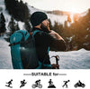 Helmet Fleece Inner Liner Cycling Skull Cap Winter Thermal MTB Mountain Cycling Cap for Men Women Headwear for Running Skiing & Winter Sports BLACK Rockbros