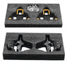 Self Lock Clip In Bike Pedals LOOK KEO Cleat MTB Road 700C Hybrid BMX - Rockbros Black