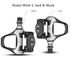 Self Lock Clip In Bike Pedals Shimano SPD-SL Cleat MTB Road 700C Hybrid BMX - Rockbros Nylon Black