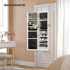 SONGMICS 6 LEDs Mirror Jewelry Cabinet