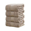 Linenland 4 Piece Cotton Bath Towels Set - Sandstone