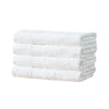 Linenland Bath Towel 4 Piece Cotton Hand Towels Set - White