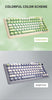 KZZI K75 PRO RGB 75% Wireless Gasket Mechanical Lemon Green Keyboard, Triple Mode, Eternity Tactile Switch