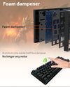 ROYAL KLUDGE RK84 Wireless Hot Swap Black 65% Mechanical Keyboard, Blue Switch