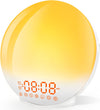 Sunrise Alarm Clock Wake Up Light 7 Sounds, Dual Alarms, Snooze, FM Radio