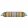 Pack of 4 Corban Aqua Rectangle 35x70cm Striped Multicoloured Cushion Cover Nautical