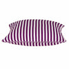 Dandi Fuchsia Plum Purple & White Striped Cushion Cover 40x40cm