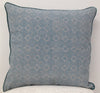 Azuk Pale Aqua Teal / Green & Grey Cushion Cover