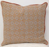 Pack of 4 Azuk Orange & Grey Cushion Covers 50cm x 50cm