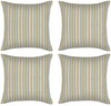 Pack of 4 Finn Yellow Multicoloured Retro Cushion Cover