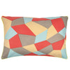 Pack of 4 Geo Beige Geometric Design 40x60cm Rectangle Cushion Covers