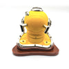 US Navy Mark V Diving Helmet Miniature 230mm - Yellow