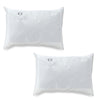 Mediflow Twin Pack Adjustable Floating Comfort Down Alternative Waterbase Pillows