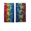 Set of 4 Imperfect Jacquard Terry Beach Towels Butterfly