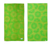 Jacquard Velour Reversible Beach Towel Lime Cirtus