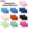 280TC Luxury Percale Standard Pillowcases Perwinkle