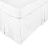 ASSUN Box Pleated Valance White KING