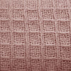 Cotton Waffle Blanket Dusty Pink King