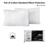 Artex Pair of Cotton Standard Pillow Protectors