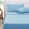 Polar Fleece Sheet Set King 36cm Wall with King Pillowcases Sky