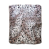 375gsm 1 Ply Animal Print Faux Mink Blanket Queen 200x240 cm Jaguar